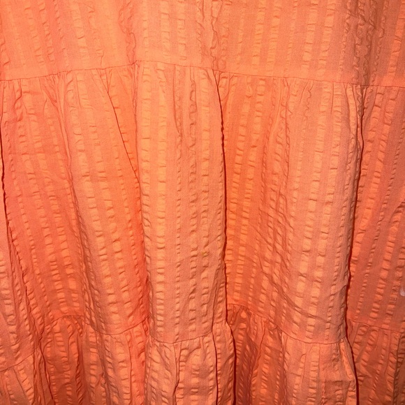 Seersucker Babydoll Dress - Picture 2 of 4